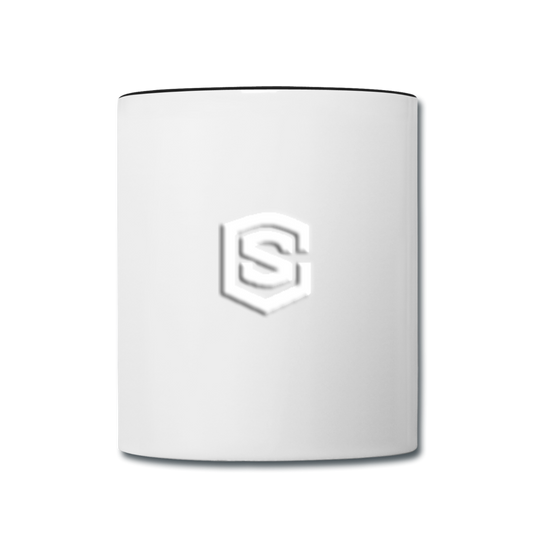 Contrast Coffee Mug WITH WHITE  LOGO - white/black