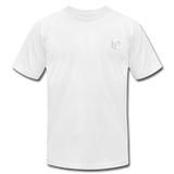 Unisex Jersey T-Shirt by Bella + Canvas WITH WHITE LOGO - white