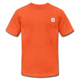 Unisex Jersey T-Shirt by Bella + Canvas WITH WHITE LOGO - orange