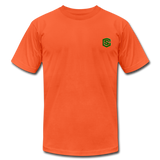 Unisex Jersey T-Shirt by Bella + Canvas WITH GREEN LOGO - orange