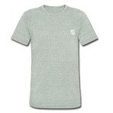 Unisex Tri-Blend T-Shirt WITH WHITE LOGO - heather gray