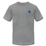 Unisex Jersey T-Shirt by Bella + Canvas WITH BLUE LOGO - slate