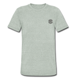 Unisex Tri-Blend T-Shirt WITH GRAY LOGO - heather gray