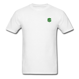 Unisex Classic T-Shirt WITH GREEN LOGO - white