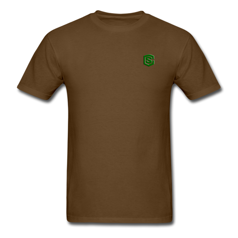 Unisex Classic T-Shirt WITH GREEN LOGO - brown