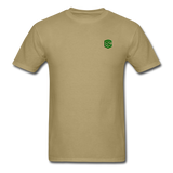 Unisex Classic T-Shirt WITH GREEN LOGO - khaki