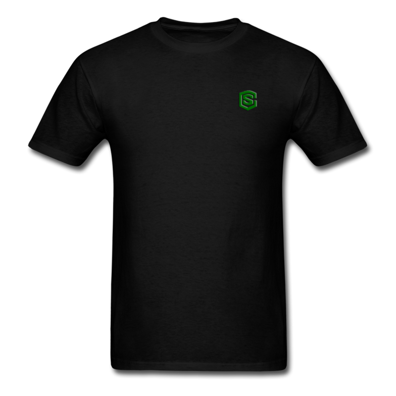 Unisex Classic T-Shirt WITH GREEN LOGO - black