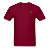 Unisex Classic T-Shirt WITH GREEN LOGO - burgundy