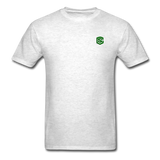 Unisex Classic T-Shirt WITH GREEN LOGO - light heather gray