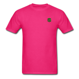 Unisex Classic T-Shirt WITH GREEN LOGO - fuchsia