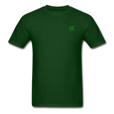 Unisex Classic T-Shirt WITH GREEN LOGO - forest green