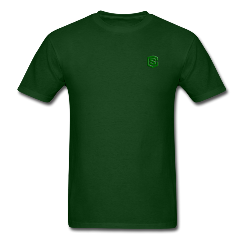 Unisex Classic T-Shirt WITH GREEN LOGO - forest green