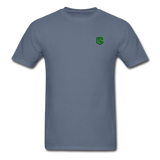 Unisex Classic T-Shirt WITH GREEN LOGO - denim