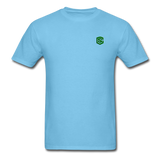 Unisex Classic T-Shirt WITH GREEN LOGO - aquatic blue