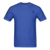 Unisex Classic T-Shirt with BLUE logo - royal blue