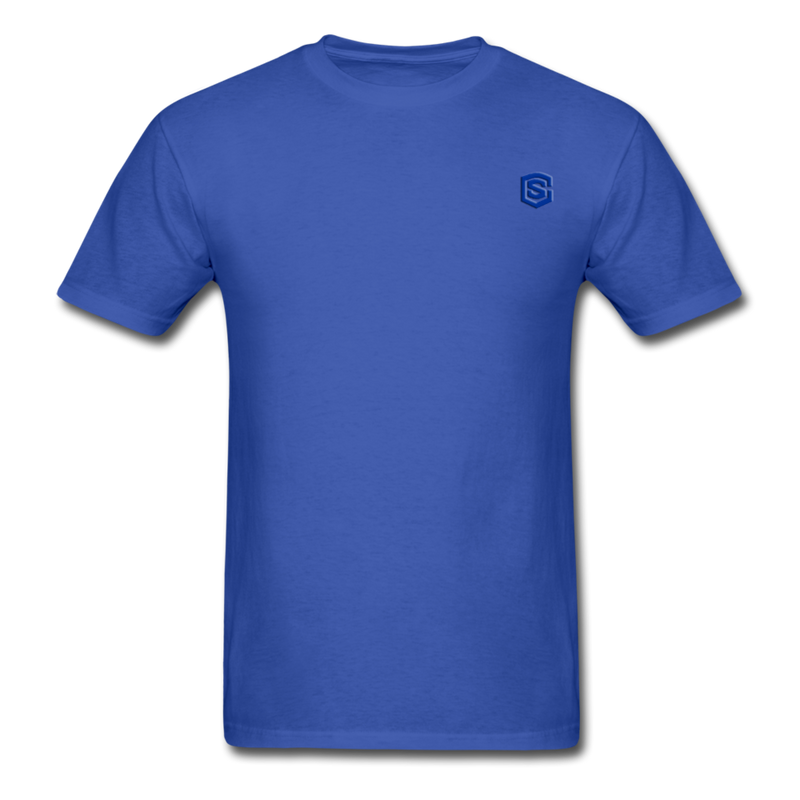 Unisex Classic T-Shirt with BLUE logo - royal blue