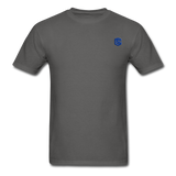 Unisex Classic T-Shirt with BLUE logo - charcoal