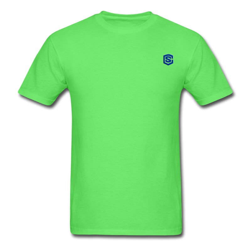 Unisex Classic T-Shirt with BLUE logo - kiwi