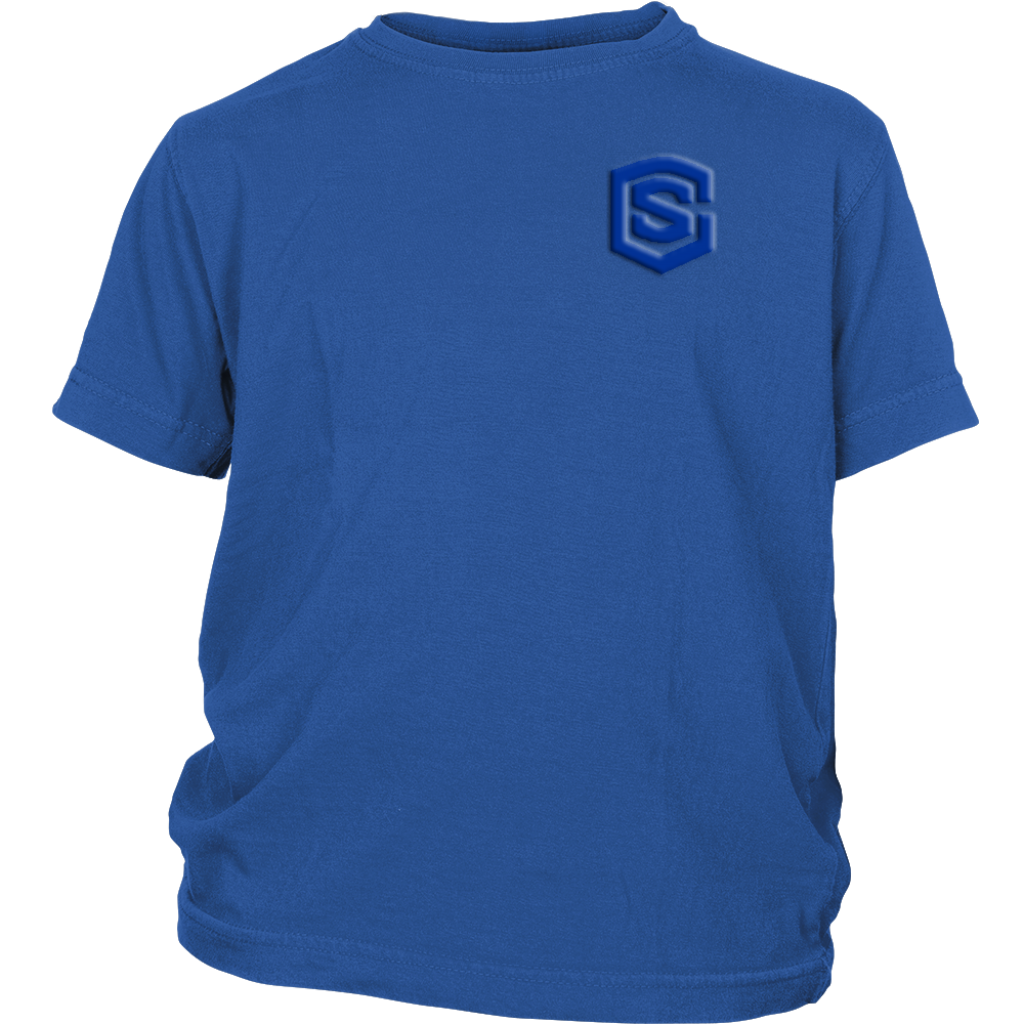 District Youth Shirt WITH BLUE LOGO