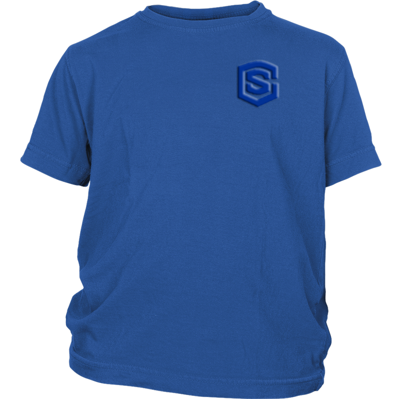 District Youth Shirt WITH BLUE LOGO