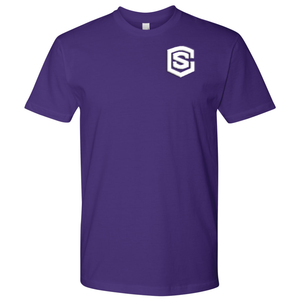 Next Level Mens Shirt WITH WHITE LOGO