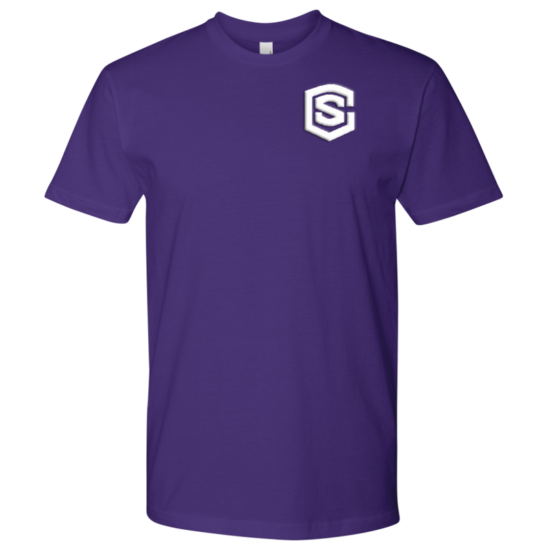 Next Level Mens Shirt WITH WHITE LOGO