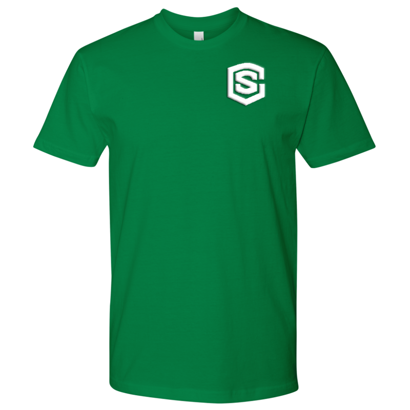 Next Level Mens Shirt WITH WHITE LOGO