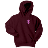 Youth Hoodie WITH PINK LOGO