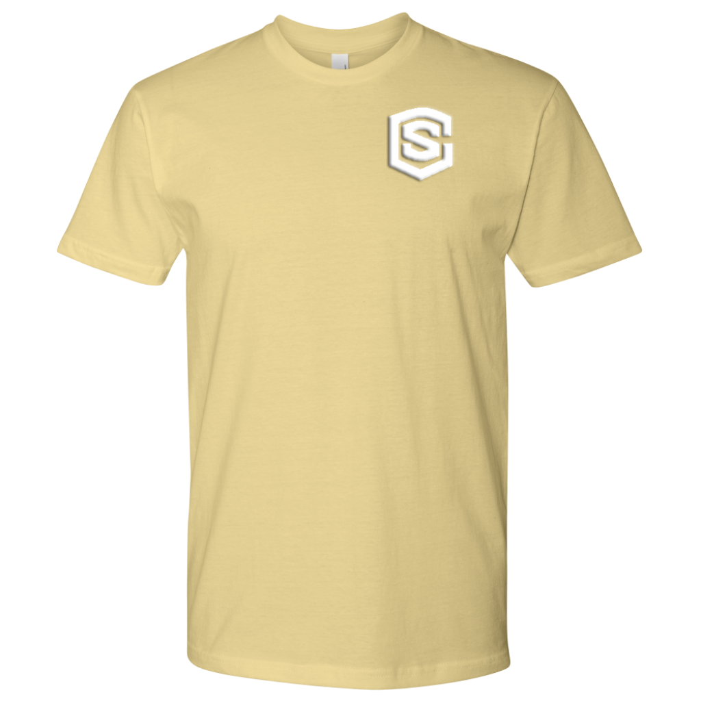 Next Level Mens Shirt WITH WHITE LOGO