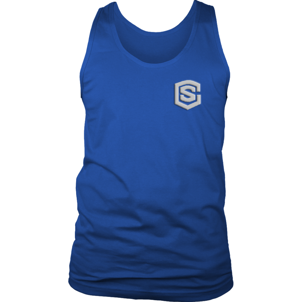 District Mens Tank WITH SILVER LOGO