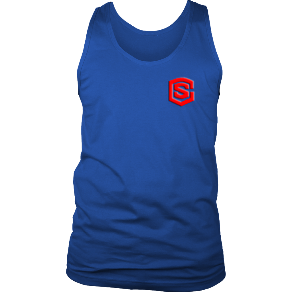District Mens Tank WITH RED LOGO