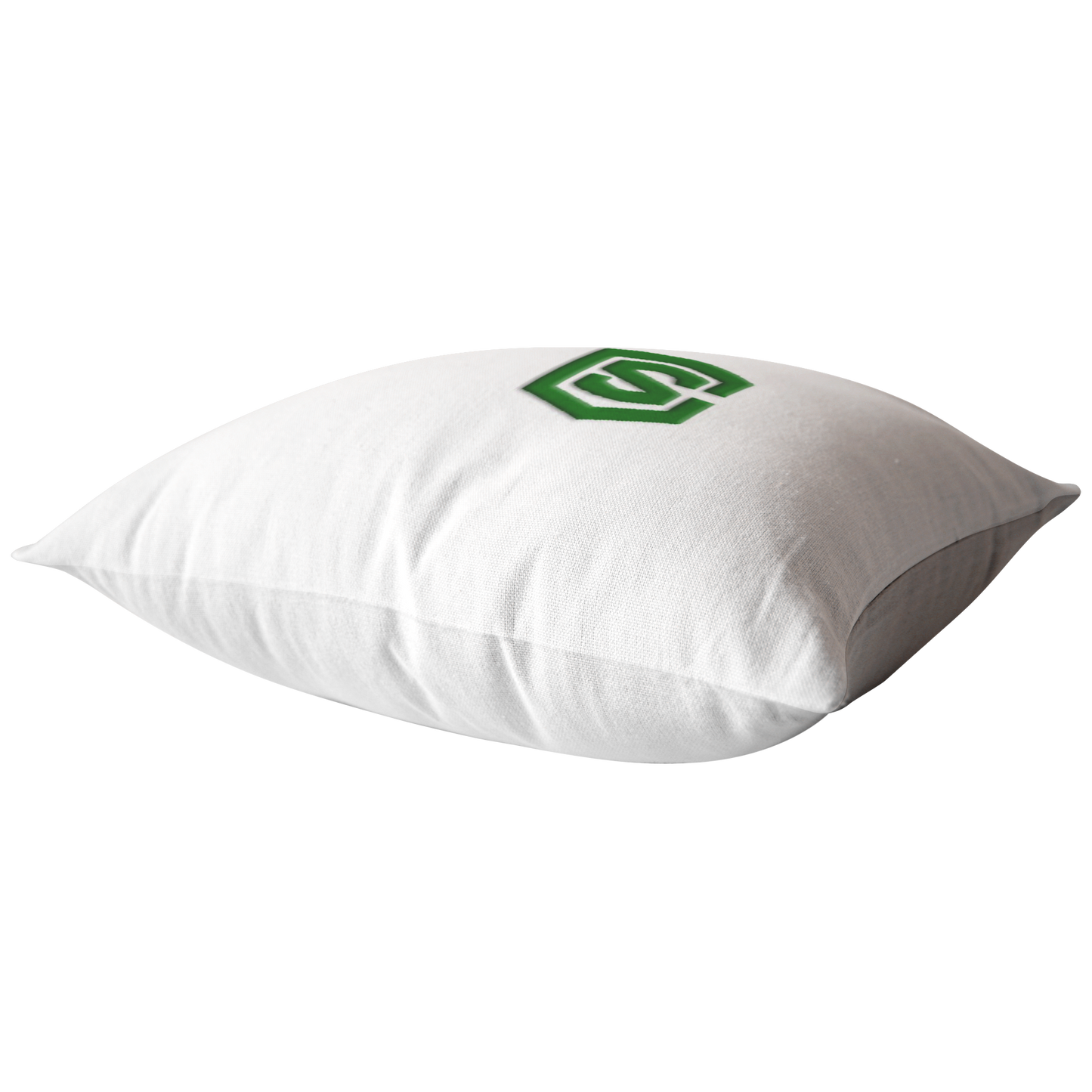 WHITE PILLOW GREEN LOGO