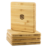 Bamboo Coaster WITH GOLD LOGO