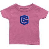 Infant T-Shirt WITH BLUE LOGO